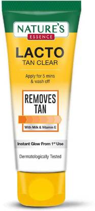 Nature's ESSENCE Daily De-Tan Lacto, Clear, 100 g Face Wash