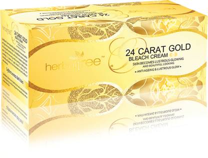 Herbal Tree 24 Carat Gold Bleach For Anti Ageing & Lustrous Glow