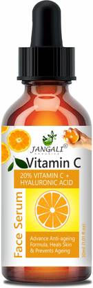 Pure Jangali Organics Vitamin C Serum for Skin Brightening, UV Damage & Glow (Stable Vit C Serum)
