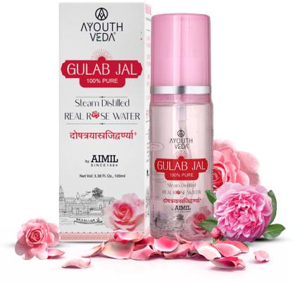 Ayouthveda Gulab Jal Steam Distilled Real Rose Water|Pure & Natural Rose Water & Skin Toner