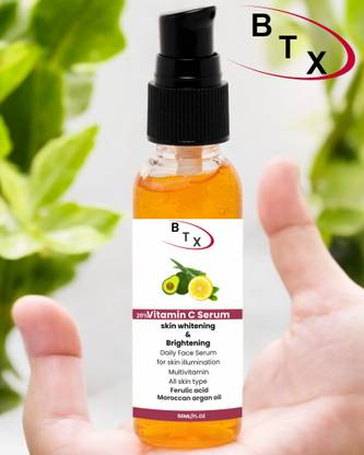BTX Light Complete Vitamin C Booster Serum 50 ml - 3 Days to Spotless, Bright Skin | Light Texture Formula & Non-Oily Face Serum (50 ml)