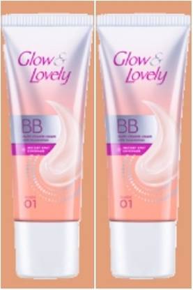 Glow & Lovely LIGHT MAKEUP GLOW BB CREAM 9G X 2 (18g)