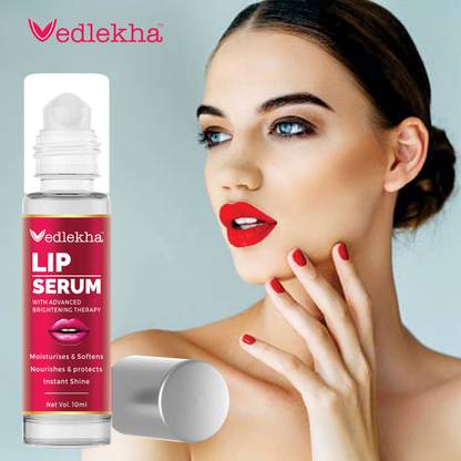 Vedlekha Lip Serum Infused With SPF 15 Vitamin E Almond Oil Aloe Vera Roll On Lip Serum-