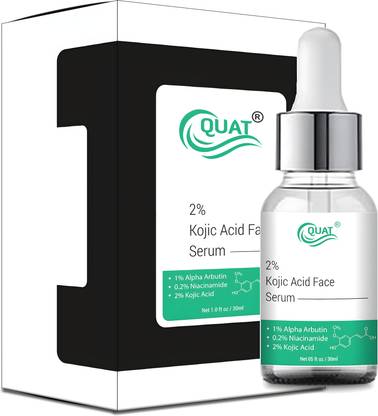 QUAT 2% Kojic Acid Face Serum with 1% Alpha Arbutin for Dark Spots And Pigmentation