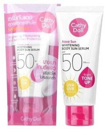 CATHY DOLL Aqua Sun bright up Body Sun Serum SPF50 PA+++50Ml