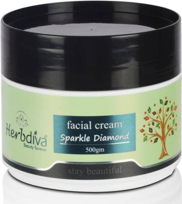 Herbdiva Diamond Bhasma Face Massage Cream For Delightful and Glowing