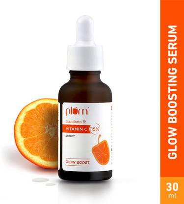 Plum 15% Vitamin C Face Serum For Glow | Fades Dark Spots | Dermat-Tested