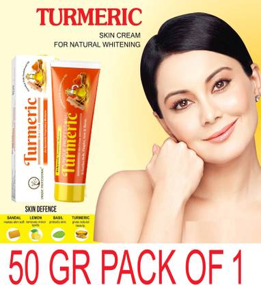 UNIQUE PROFESSIONAL TURMERIC SKIN CREAM FOR NATURAL WHITENING 50 GR PACK OF 1