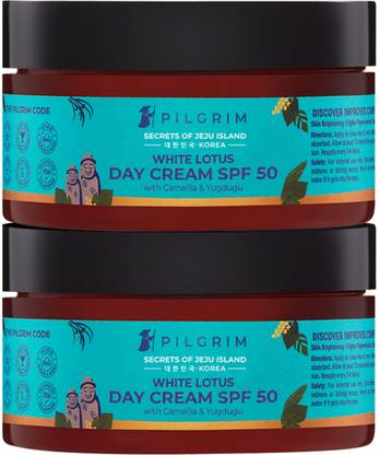 पिलग्रिम White Lotus Day Cream SPF 50 (Pack of 2)
