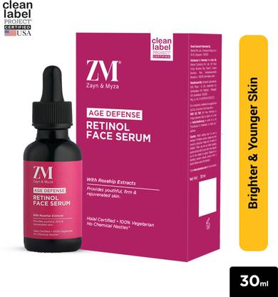 ZM Zayn & Myza Retinol Face Serum with Roseship for Anti-ageing, Fine Lines & Wrinkles