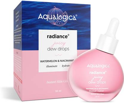 Aqualogica Radiance+ Dew Drops with Watermelon & Niacinamide for Instant Glowing Skin 30 ml