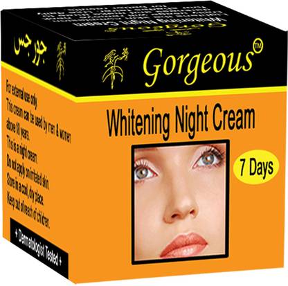 Gorgeous Whitening Night Cream