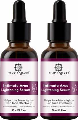 Pink Square Intimate Area Lightening Serum Combo Pack of 2 of (30 ml ) 60 ml