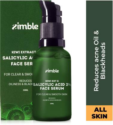 ZIMBLE Salicylic Acid Face Serum for Acne, Blackheads & Oiliness Skin Men & Women