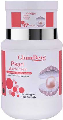 Glamberg Pearl Bleach Cream With Whitening Extract For Soft Skin