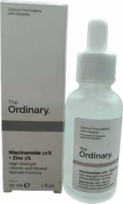 THE ORDINARY NIACINAMIDE 10% + ZINC 1% WHITE SERUM