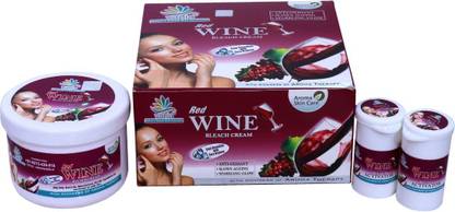 Vania Cooling Sensation Zero Dryness Red Wine Bleach Cream with Bleach Activator
