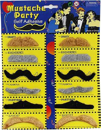JAMBOREE Fu Manchu Fake Moustache