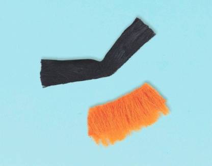 TikiTimes Short Boxed Fake Moustache