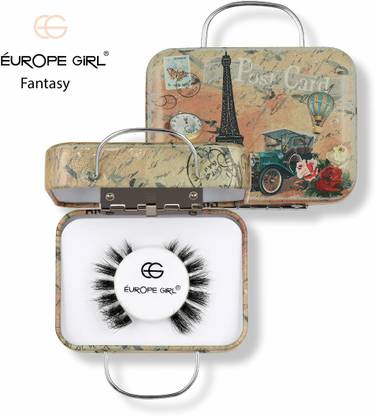 Europe Girl Clear Band Fluffy 3D Mink False Eyelashes