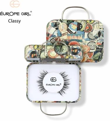 Europe Girl Clear Band Fluffy 3D Mink False Eyelashes