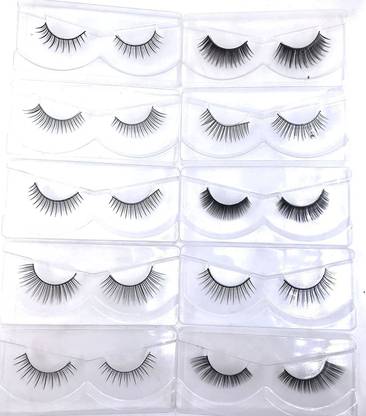 Cosluxe Eyelashes, False Eyelash 10 Pairs - 10 Styles Mixed Multipack Fake Eyelash (6D)