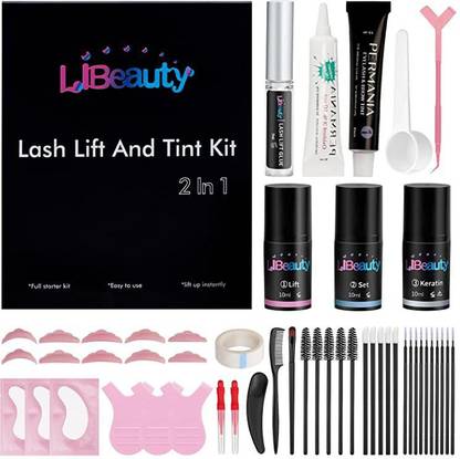 Libeauty Lash Lift And Tint Kit At Home Upgraded Version Complete Tools, Black Lash Tint