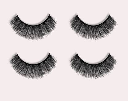 ADJD False Eyelashes Black Thick Long
