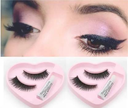 CATERINACHIARA Eyelashes with Glue (Pack of 2)..
