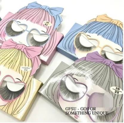 GFSU - GO FOR SOMETHING UNIQUE Natural Looking Eye Lashe Set (Pack of 4)
