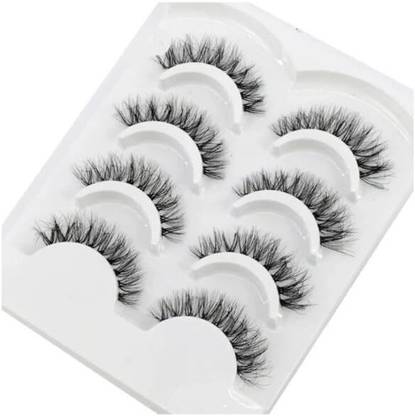 Bombay Vanity 4 Pairs False Eyelashes Set Natural 3d Fake Eyelash (Flutter)