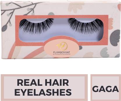 FLAMBOYANT 1 PAIR STRAIGHT PATTERN AND WEIGHTLESS FALSE EYELASHES (GAGA)