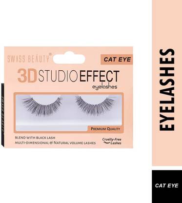 SWISS BEAUTY 3D STUDIO EFFECT EYELASH CAT EYES