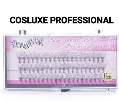 COSLUXE PROFESSIONAL Eyelash Extension, False Eyelash, Individual, Natural & Lightweight - 60pcs 12MM