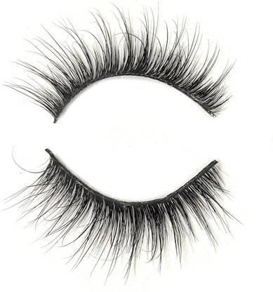 Amaryllis Professional Black False Eyelashes Makeup Set Of 1