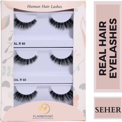 FLAMBOYANT 3 PAIR SHORT TO LONGER FROM INNER TO OUTER PATTERN FALSE EYELASHES (SEHER)