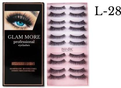 glam more false eyelashes L-28