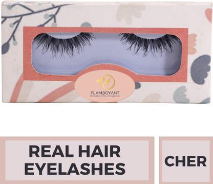 FLAMBOYANT 1 PAIR BLOOMING LASHES WITH DETAILED PATTERNS FALSE EYELASHES (CHER)