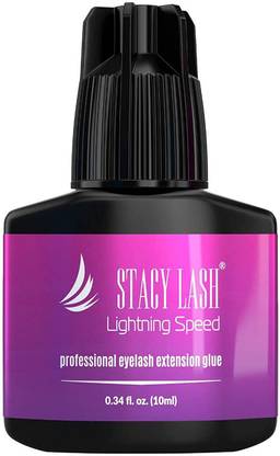 Stacy Lash Lightning Speed Eyelash Extensions Glue 10ml 0.3 Sec Drying time Lowest Fumes