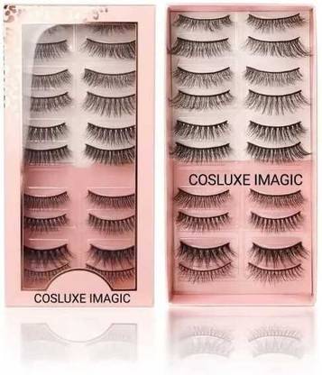 COSLUXE IMAGIC Premium Collection False Eyelashes, Natural & soft 100% Handmade 3D Eyelashes