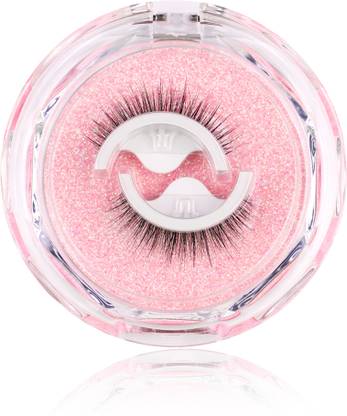 maycreate 1 Pair 3D False Eyelashes Reusable Self-Adhesive Eyelashes Waterproof