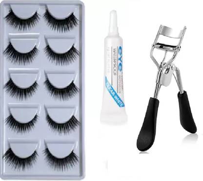 Mehaay cosmetics False eyelashes + Eyelashes glue + Eyelashes curler