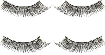 Gees Co. Thin Eyelashes Reusable Soft Long Artificial Lashes For Women (Design-N004)