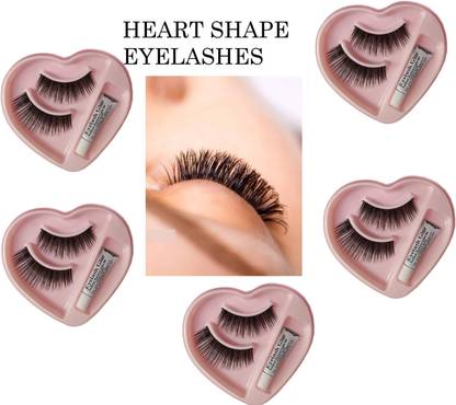 BLUEMERMAID Professional Fake Eyelashes Soft Reusable Lashes PACK OF 5