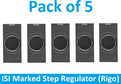 Sauran Pack of 5 Regulator 4Step (Rigo) Modular (EAP76.2) Step-Type Button Regulator