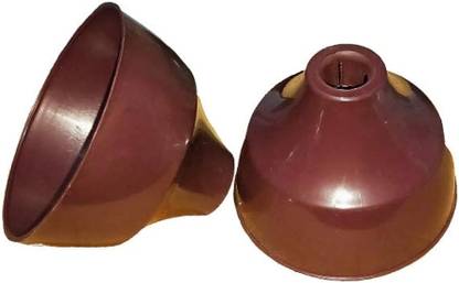 STAR SUNLITE Ceiling Fan Canopy Cover (brown, 2pcs 1set) Step-Type Button Regulator
