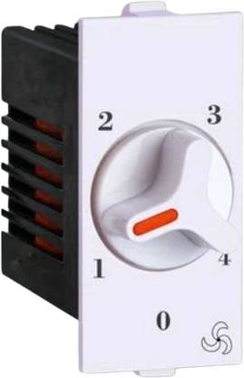 kelash Star Knob 1 Module Fan Regulator 2 pcs Step-Type Button Regulator
