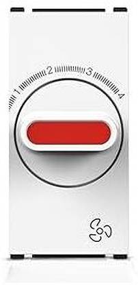 Goldmedal Air 4 Step Fan Regulator, White - (Pack of 4) Step-Type Button Regulator