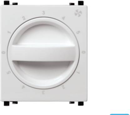 Schneider Electric ZENcelo Fan controller,5 speeds,100W, 2 module,( white )IN84SFR Step-Type Button Regulator
