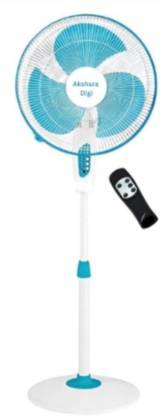 AKSHARA FAN HIGH SPEED WITH REMOTE with 1 Months Warranty Remote Controlled 400 mm Pedestal Fan